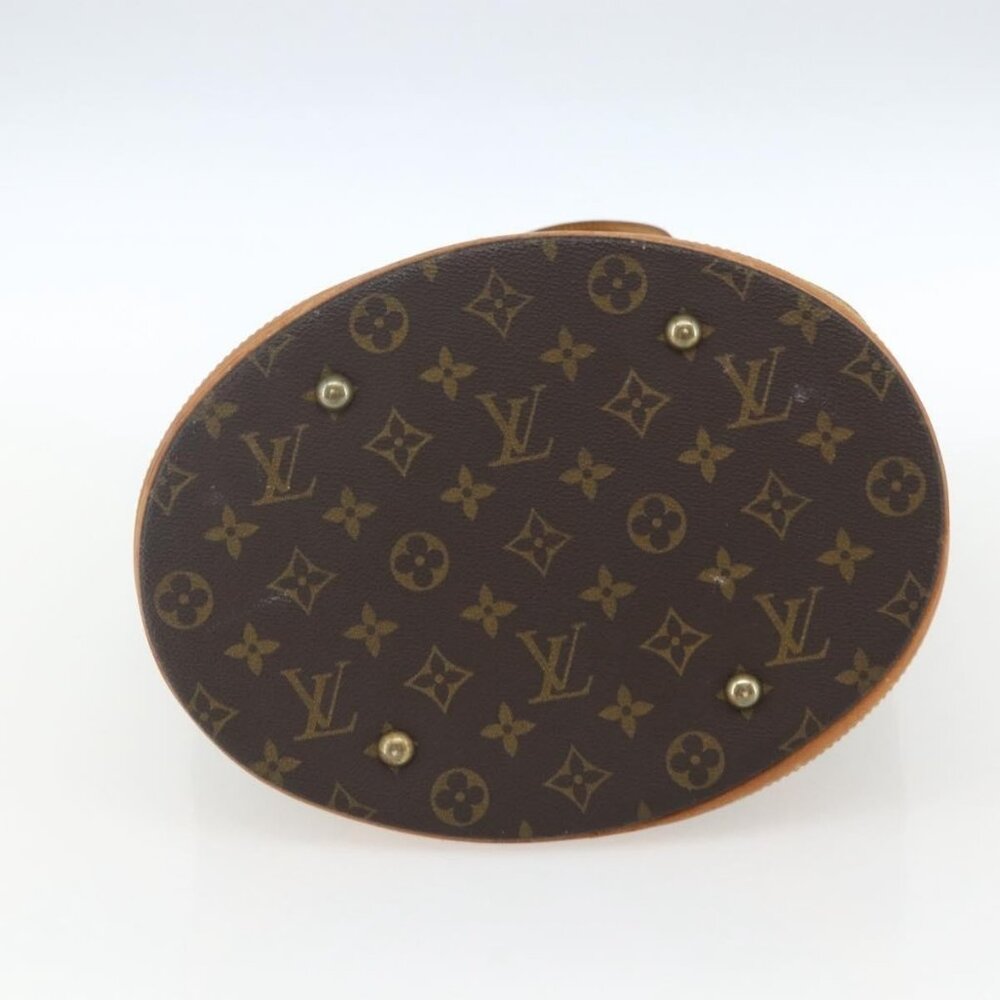 Authentic LOUIS VUITTON Monogram Bucket GM Shoulder Bag M42236 LV - Picture 12 of 16